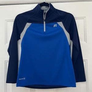 Russell Long Sleeve Boy Shirt Large Blue